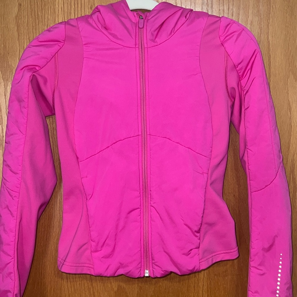 Lululemon push your pace jacket sonic pink